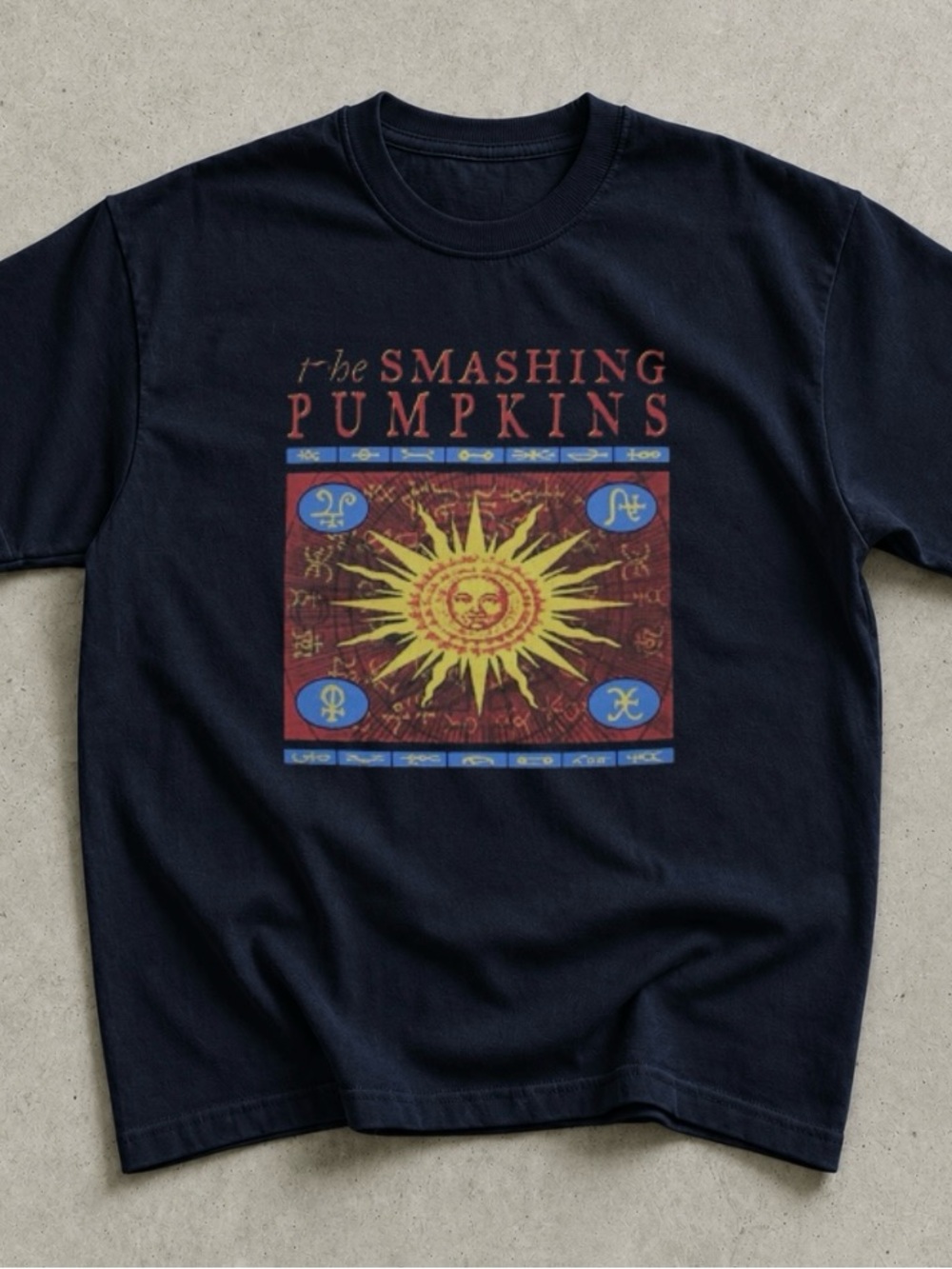 The Smashing Pumpkins ‘Sun Box’ Rock Band Gildan White Heavy Cotton Tee